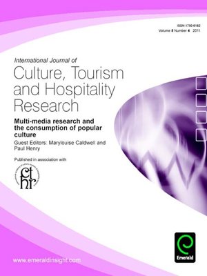 cover image of International Journal of Culture, Tourism and Hospitality Research, Voulume 5, Issue 4